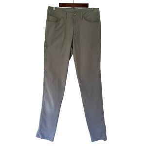 Lululemon ABC Pant Slim 31 Tall Sage Gray Mens Technical 5-Pocket Trousers 31x36